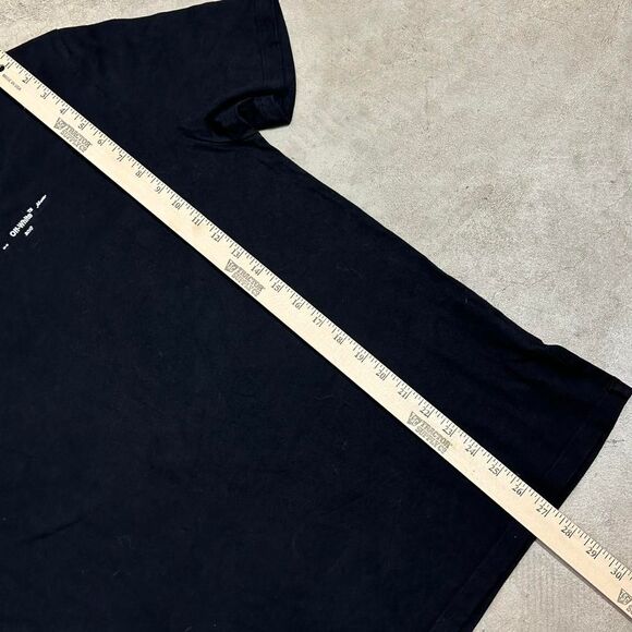 Main Label Off-white Men's Black Graphic T-shirt Size Small - Picture 6 of 7